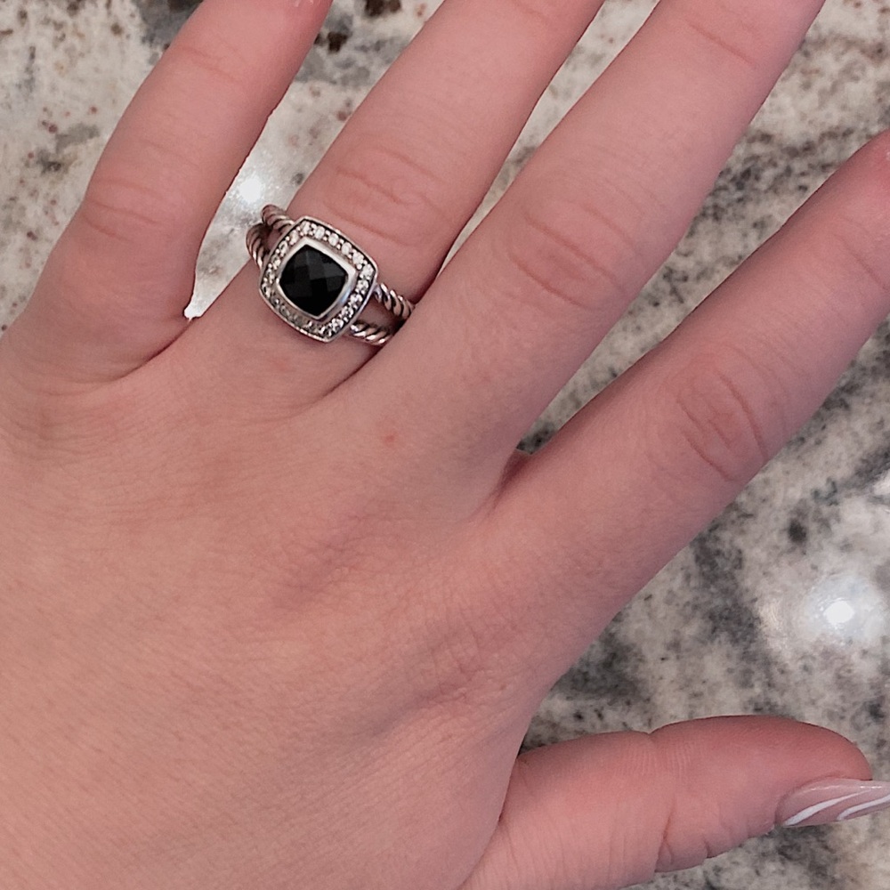 David Yurman Petite Albion®
Diamond Halo Cushion Ring